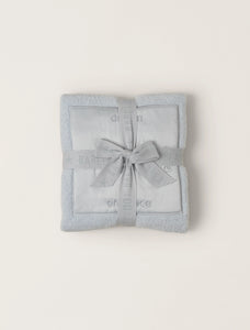 Barefoot Dreams CC Satin Trim Baby Blanket Blue