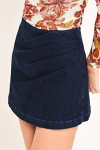 Load image into Gallery viewer, Dark Denim Mini Skort
