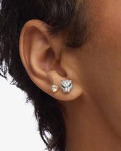Load image into Gallery viewer, Melinda Maria Silver Jaguar Pave Studs