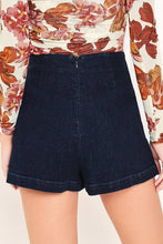 Load image into Gallery viewer, Dark Denim Mini Skort