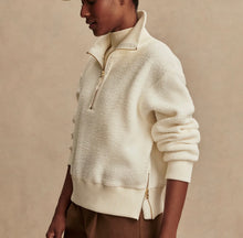 Load image into Gallery viewer, Varley Roselle Half Zip Fleece- Egret
