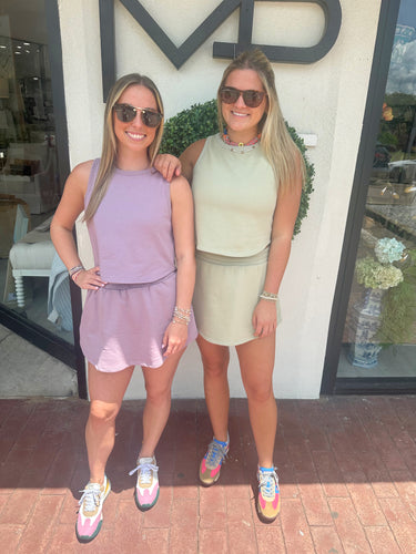 Cute & Comfy Tank / Skort Set Lilac