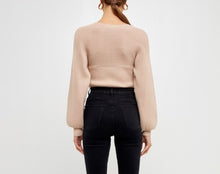 Load image into Gallery viewer, Beige Ribbed Sweater