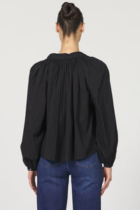 DJD Black LS Button Down Top