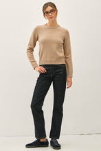 Load image into Gallery viewer, Mocha Basic LS Sweater