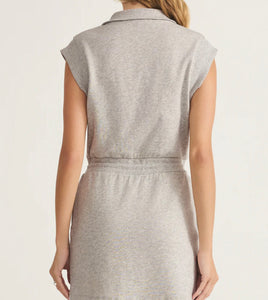 Z Supply Heather Grey Varsity Club Dress