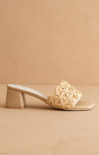 Load image into Gallery viewer, Natural Perforated Sandal