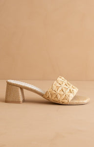 Natural Perforated Sandal