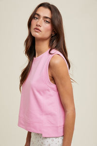 Pink Tank Top w/ Skirt Set