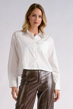 Load image into Gallery viewer, White Stone Collared LS Button Shirt