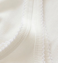Load image into Gallery viewer, Z Supply White Niko Scallop Rib Tank Top