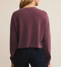 Load image into Gallery viewer, Z Supply Merlot Angel Mini Thermal Top