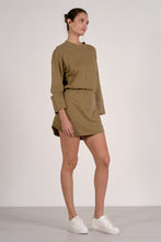 Load image into Gallery viewer, Brown LS Sweatshirt Dress