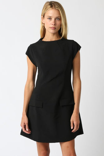 Black SS Dress w/ Lining