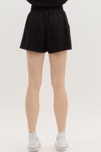 Load image into Gallery viewer, Black Jersey Knit Bubble Hem Set