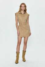 Load image into Gallery viewer, Pistola Coconut Rosie Cinched Waist Mini Dress