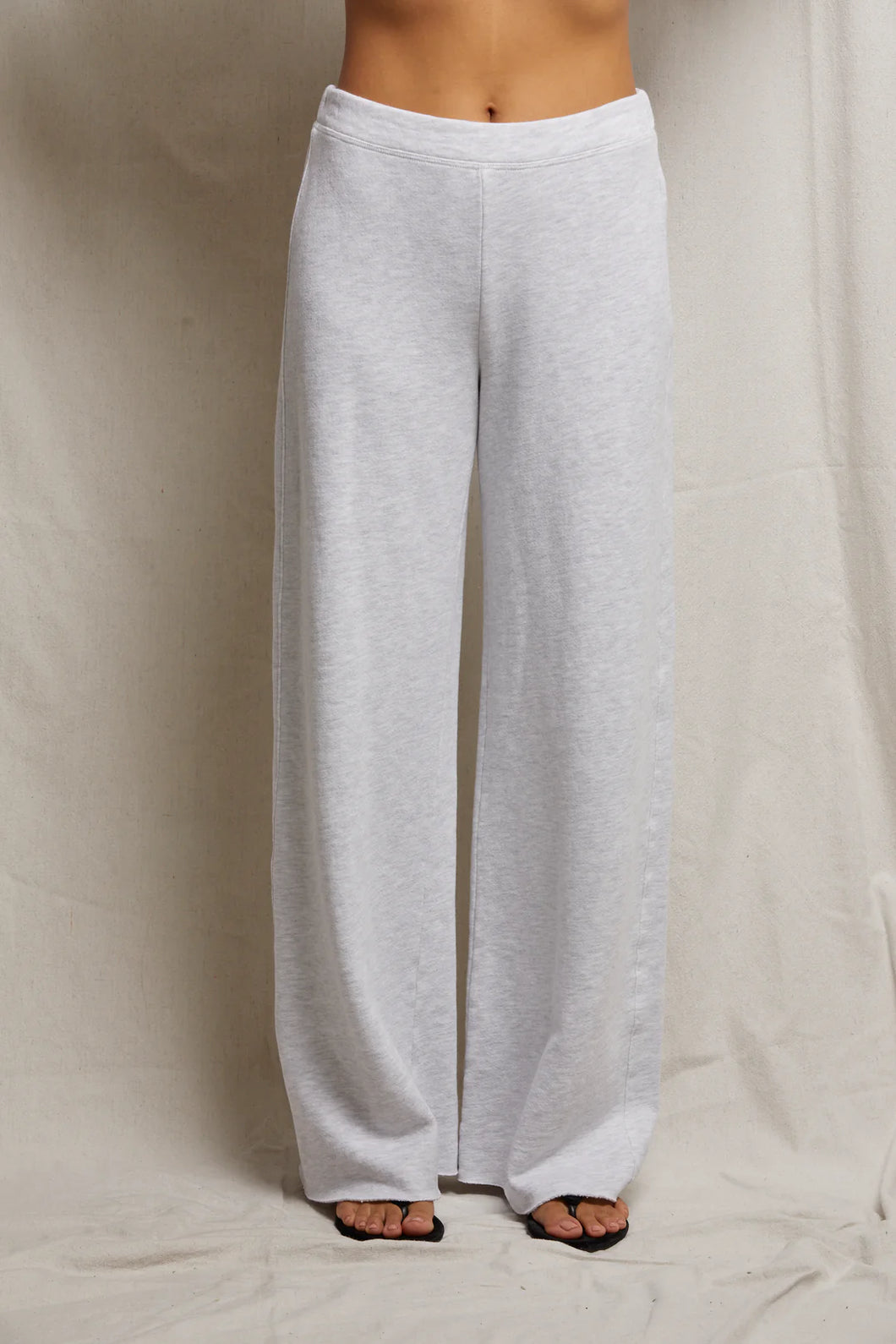 Ash Cotton Wide Leg Trouser