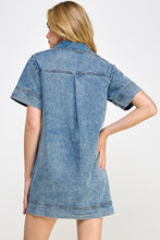 Load image into Gallery viewer, Blue Denim SS Mini Dress