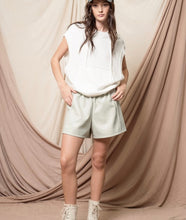 Load image into Gallery viewer, Mint Leather Shorts