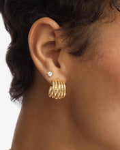 Load image into Gallery viewer, Melinda Maria Talon 5 Row Hoops