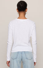 Load image into Gallery viewer, Z Supply Junie LS Tee White
