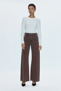 Pistola Denim Dark Roast HR Wide Leg Pant