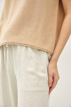 Load image into Gallery viewer, Taupe Basic Knit SS Tee