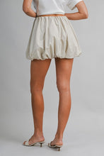 Load image into Gallery viewer, Lt. Olive Embroidery Bubble Mini Skirt