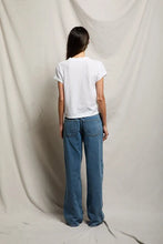 Load image into Gallery viewer, Perfect White Tee White Recycled Cotton V-Neck Tee