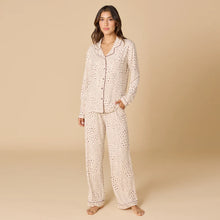 Load image into Gallery viewer, Softies Wild Almond Aria LS + Pant PJ Set