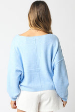 Load image into Gallery viewer, Soft Knit Sweater Lt Blue