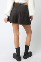 Load image into Gallery viewer, Suede Dress Shorts Grey