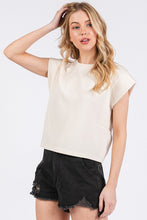 Load image into Gallery viewer, Cream Top + Chocolate Short Super Soft Set