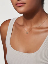 Load image into Gallery viewer, Ana Luisa Mother of Pearl Inlay Flower Pendant- Saya Necklace
