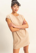 Load image into Gallery viewer, Throw On and Go Knit Dress Taupe