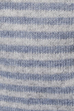 Load image into Gallery viewer, Heather Grey/Blue Striped Slvls Sweater Vest