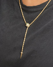 Load image into Gallery viewer, Melinda Maria Gold Jaguar Bolo Lariat Necklace