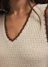Load image into Gallery viewer, Z Supply Yessenia Whipstitch Tank- Linen
