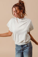 Load image into Gallery viewer, Dolman Sweater Knit Top White