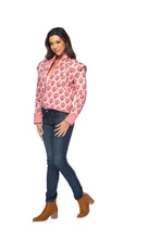 Load image into Gallery viewer, Pink Patterned Quilted Jago Jacket