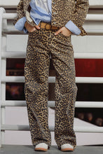 Load image into Gallery viewer, Leopard Print Jeans