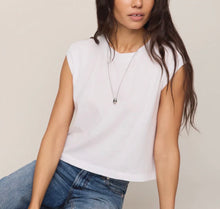 Load image into Gallery viewer, Z Supply Flex Slvls Tee White