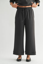 Load image into Gallery viewer, Charcoal Scuba Top + Pant Set