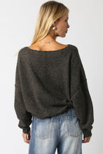 Load image into Gallery viewer, Charcoal Soft Knit Sweater