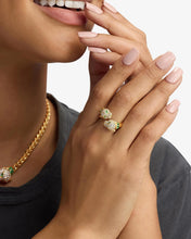 Load image into Gallery viewer, Melinda Maria Gold Jaguar Pave Ring