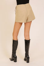 Load image into Gallery viewer, Khaki Pleated Skort