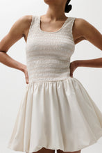Load image into Gallery viewer, Pistola Soft White Ilona Bubble Hem Dress