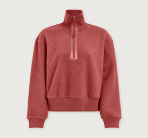 Varley Roselle Half Zip Fleece-Mauvewood