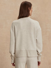 Load image into Gallery viewer, Varley Philippe Cropped Sweat- Ivory Marl