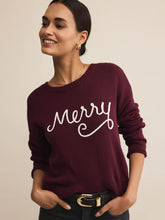 Load image into Gallery viewer, Z Supply Merlot Sienna Merry Sweater